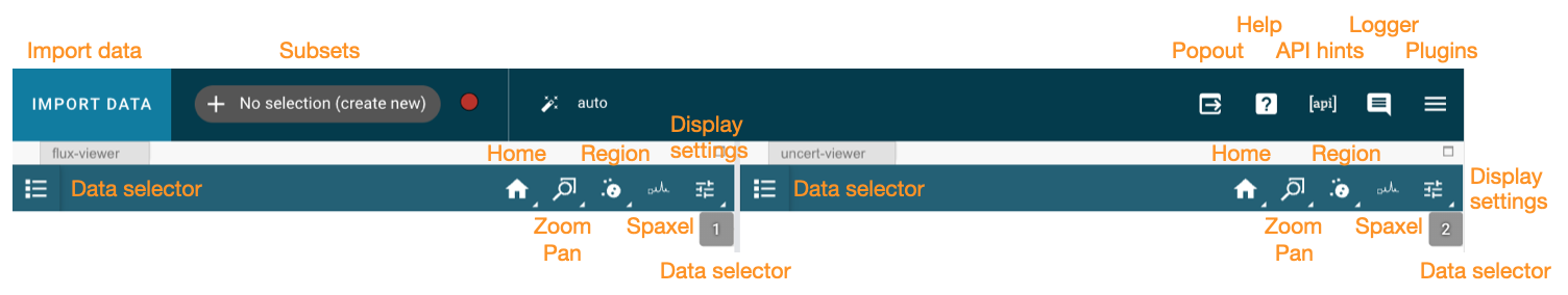 Cubeviz Toolbar